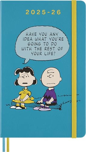 AGENDA ANUAL 25/26 18M SEMANAL PEANUTS LARGUE CHARLIE LUCY T
