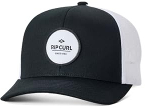 Rip Curl Curve Peak Casquette de Camionneur structurée pour Homme Casquette de Baseball réglable Noir/Blanc 261 Taille Unique