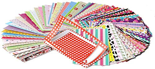 Zink Bunte, lustige & dekorative Fotorahmen Aufkleber für 2x3 Fotopapier Projekte - Packung mit 100 Stück