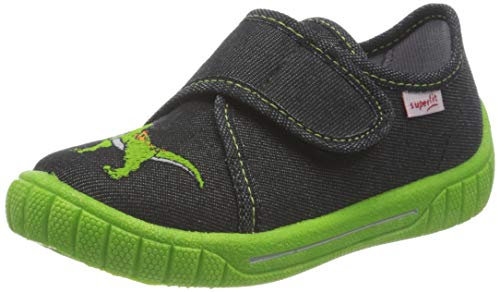 Superfit Jungen Bill Hausschuhe, Schwarz 0010, 25 EU