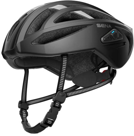 Sena R2 Rennradhelm (Matt-schwarz, Größe L)