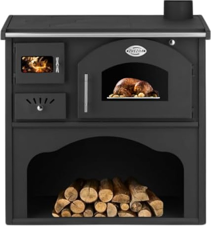 Stufa a Legna con forno BALKAN ENERGY Classic GFS - right 5.7kW