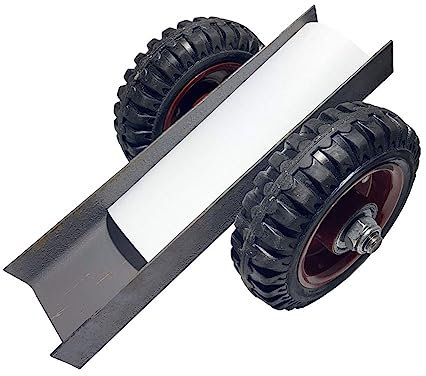 Marmor-Handlingwagen, 300 kg Kapazität, robuster Plattenwagen für Plattenmaterial, Glas, Sperrholz, Tür, Fenster, Rahmen, Gipskartonplatten mit massiven Reifenrädern