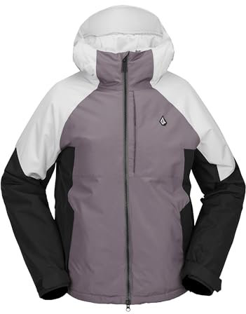 Volcom Agate Insulated Snowboard Ski Winter Snow Jacket Chaqueta de Nieve, Lavanda (Dusty Lavender), Large para Mujer