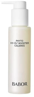 BABOR CLEANSING Aceite Phyto Hy Booster Calming para pieles sensibles, limpiador facial para aplicación con aceite Hy, con flor de tilo, Phytoactive Sensitive, fórmula vegana, 1 x 100 ml