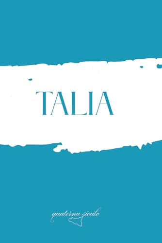 Talia - Quaternu Siculo: Quaderno a quadretti con parola in dialetto siciliano