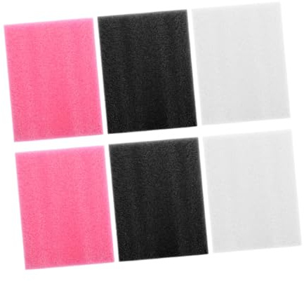 Cabilock Almohadilla para Fieltrar Aguja de Alta Densidad 15X10X3 CM Set de 6 Piezas Colores y Cojín de Algodón Perlado para Manualidades y Bordado Tapete Portátil para Fieltro DIY