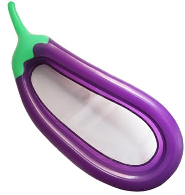Aubergine Pool Float | Mjuk uppblåsbar flytande madrass, avslappnande och bekväm vattenhängmatta, perfekt för semester, vattenspel, pool och fritid, rolig och viloupplevelse