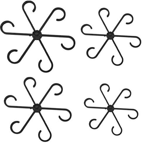 Supporto per stelo della pianta, clip per piante da 13,5-5,8 cm, 4 pezzi in polipropilene, per piante rampicanti da interni, durevole e regolabile, per uso in giardino con filodendro Monstera Alocasia