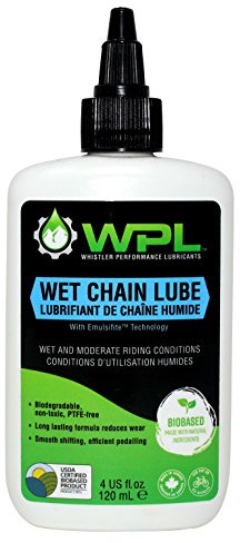 WPL Wet Chain Lube 120ml - Premium Bike Chain Lube for Mountain Bikes and Road Bikes - for Pedal Efficiency and Long Lasting Performance