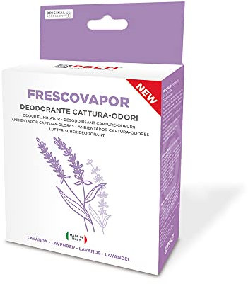Polti Frescovapor PAEU0408 Deodorante per Ambienti Cattura Odori per Polti Vaporetto, 2 Flaconi da 200 ml, Aroma Lavanda
