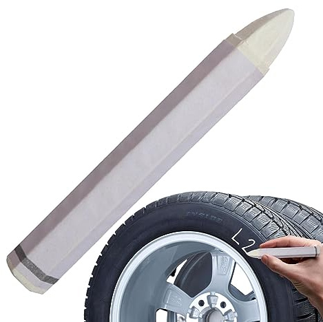 Rosixehird Barra Pintura Tiza para neumáticos | Marcador crayón para neumáticos Coche - Marcador Pintura sólida Resistente al A, crayones Dibujo Marcador