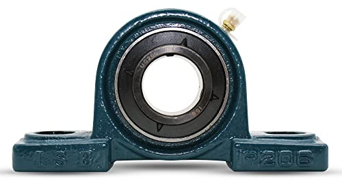 DOJA Barcelona | Stålager UCP 207 | 35 mm lagerbock, axel | 2-pack | kullager, flänslager, huslager, linjära lager | flänsborrningslager: 3D-skrivarverktyg, våglager, lagerbocken