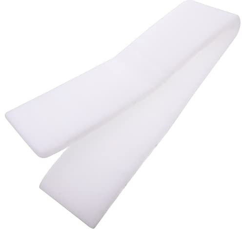 Yardwe Thick Filter Sponge for Fish Tank Aquarium Filter Pad Biochemical Filter Pad 1m x 12cm White Reusable and Sturdy