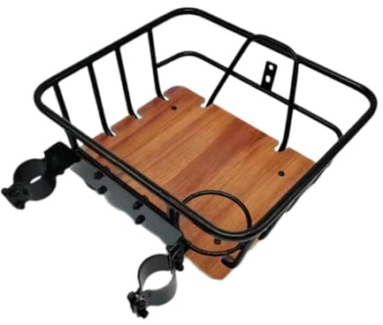 perfk Cestino per Biciclette Anteriore Cesto di stoccaggio in Bicicletta, assemblaggio Facile, Arredamento, portabicchieri da carichi di carico per