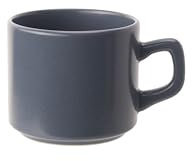 Cosy & Trendy Lot de 12 Tasses à Café en Grès Tower, Bleu, 18 Cl-Empilable