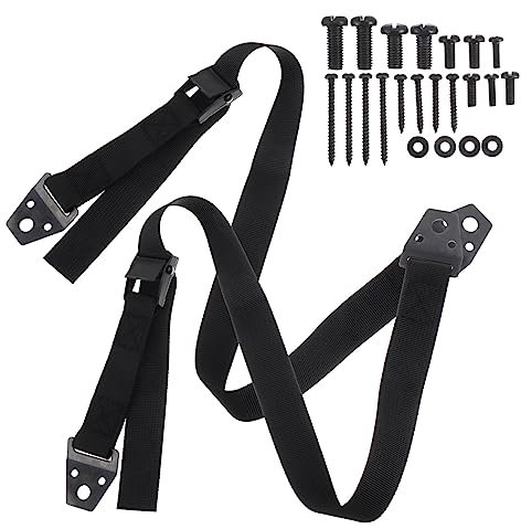 SHOWERORO 2 Stück Verstellbare Möbel Kippschutzgurte Aus Robustem Material Tv Und Möbelgurt Für Kindersichere Befestigung Von Schränken Regalen Und Fernsehern