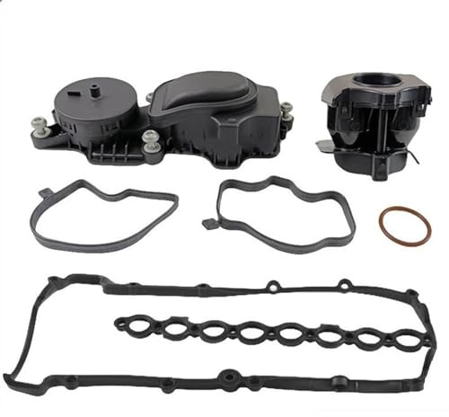 Coperchio Valvola Motore Kit Guarnizione Coperchio Valvola E Valvola Di Sfiato Separatore Olio Per BMW Per E46 E87 E90 E60 E61 E83 Per M47 11127799224 11127794495 coperchio punterie(1 set)