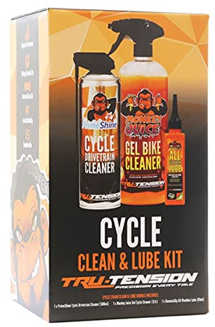 Tru-Tension | Cycle Clean & Lube Bundle | Monkey Juice Bike Cleaning & Chain Care Kit