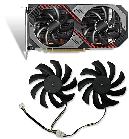 Dotodo 85MM Grafikkartenlüfter PVA080E12R RX5600XT 5500XT GPU Lüfter für Grafikkarte Kühler für ASROCK AMD Radeon RX 5500 5600 XT Lüfter Ersetzen Sie Den Kühler