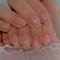 24x Mittelgroße Press on Nägel in Rosa mit Glitzer, eckige French Nägel aus Acryl zum Aufkleben inkl. Nagelkleber, Full-Cover Kunstnägel für Damen und Mädchen.