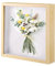 3D Shadow Box, 25x25cm Picture Frame, Deep Frame Display Box Wooden Deep Box Square Photo Frames Desktop or Wall Hanging for Medal Flower & Crafts Display(Wood Color)