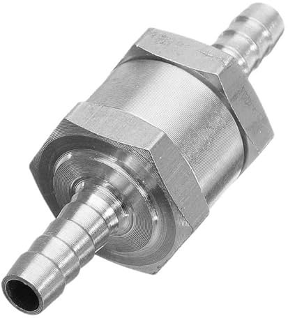 Válvula de purga | 6/8/10/12 Válvula de retención de línea de combustible - Válvula antirretorno para conductos de combustible de aleación de aluminio para sistemas de