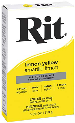 Rit All-Purpose Powder Dye, Lemon Yellow