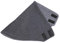 Hilltop Polar Bandana doppellagig/Dreieckhalstuch mit Fleece und Klettverschluß/Halstuch, Farbe/Design:Dunkelgrau