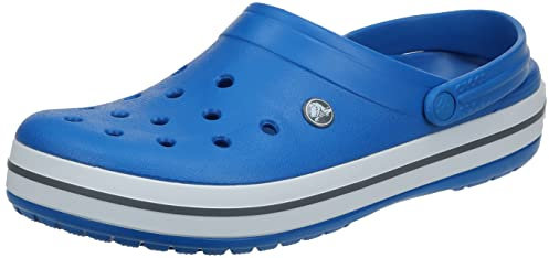 Crocs Unisex Crocband Clog, Bright Cobalt/Charcoal, 38/39 EU
