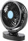 Fydun Auto Ventilator 12V Autolüfter Saugnapf Verstellbar Geräuscharme Kühlung Desk Fan mit Zigarettenanzünderstecker für Auto Fahrzeug Kleinbus Van