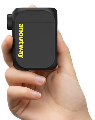 anoutway Tiny E-Pump Fahrradpumpe, Mini-Portable Luftpumpe für Fahrradreifen, Autoabschaltung, MAX 120 PSI Elektrische Fahrradpumpe für Schrader- und Presta-Ventil AT1