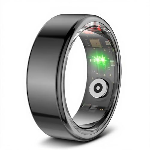 Smart Ring Health Tracker, IP68 Anillo de Seguimiento de Actividad Física Portátil Resistente Al Agua para Mujeres y Hombres, Fitness Sleep Frecuencia Cardíaca Rastreador de