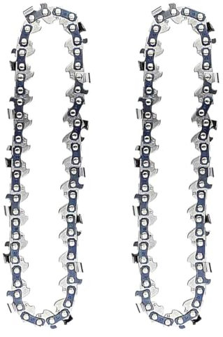 WMUVAZA Cadenas de Motosierra Telescópica, 2 Piezas guía de cadena universal para trabajar la madera recortando de motosierra jardín, 6 pulgadas 36 Eslabones para trabajar la madera recortando cadena