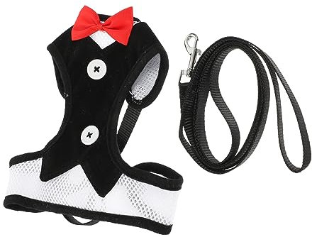 Toddmomy 1satz Pet Brustgeschirr Mit Und Süßem Schleifen-Vest Für Kleine Hunde Leicht Atmungsaktiv Und Für Outdoor-aktivitäten Für Und Kleine Haustiere
