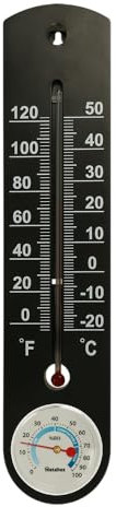 Metaltex 298032000 Termómetro con higrómetro de plástico