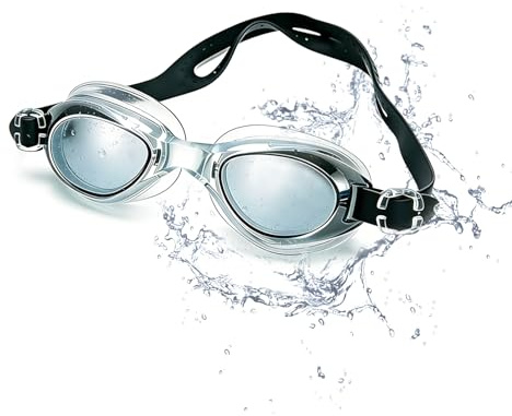 Swimming Goggles,Anti Fog Clear Goggles Swimming Adult Men Adults Women,Anti-Leaking Safety Glasses for Kids Boys Girls Mens Womens Ladies Children's Universal Accessories Comfort Durable (Black)