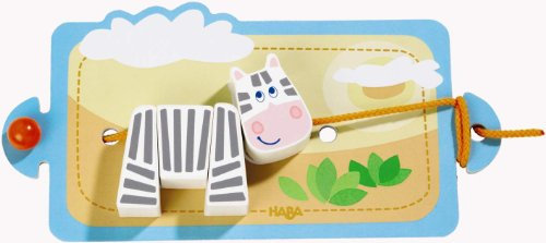 HABA 301203 Fädelspiel Wilde Tiere