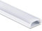 INNOVATE 2 m LED Schiene - Aluminium Profil - Aluprofil für LED Stripes/Streifen - LED-Kanal - ALU Leiste -Abmessung: 2000mm x 17mm x 7mm