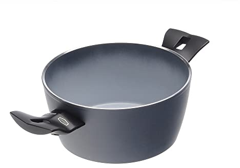Moneta Aria Finegres Casseruola antiaderente naturale 20cm, anche per induzione, Made in Italy