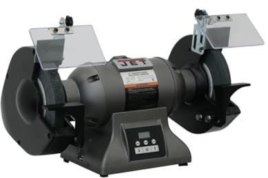 JET 8-Inch Industrial Bench Grinder, Variable Speed, 1 HP, 115/230V 1Ph (IBG-8VS)