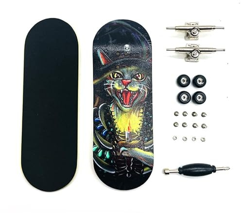 fingerboard professionale completo in legno da 34mm pro mini finger skate board piccolo skateboard da dido toys (AC4)