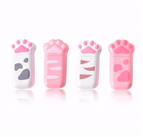 EIHI 4 Piezas Cintas Correctoras, 6M X 5 Mm Mini Cinta Correctora,Material Escolar Kawaii, Correction Tape con Capuchón Protector para Material Escolar Oficina Hogar, Niños, Estudiantes