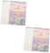 SEWACC 4 Stück Skizzenbuch Bilderbuch kreativbuch ideenbuch the notebook book zeichenpad zeichenpapier Blumen Zeichenblock Malpapier für Kinder zeichenbuch Graffiti-Pad Doodle-Buch Karton
