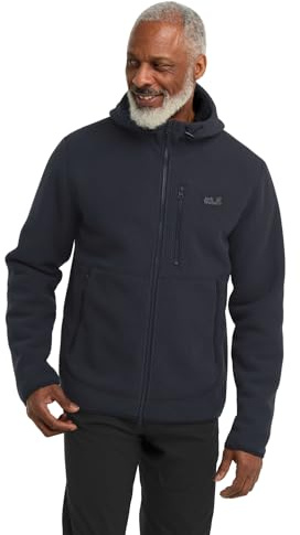 Jack Wolfskin Herren Lake Ridge Hooded Jkt M, Dark Navy, M EU