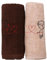 Tibex Geschenkset „Er und Sie“ 70x140, Handtücher Set aus Baumwolle, Badetuch, Dustuch, Gästehandtücher, Valentinstag, Jahrestag