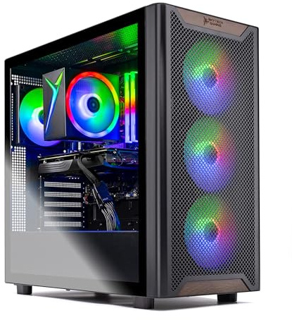 Skytech Gaming Chronos 3 Desktop PC, Ryzen 7 7700 3.8 GHz (5.3GHz), AMD RX 9070XT 16GB, 2TB Gen4 NVMe SSD, 32GB DDR5 RAM 6000 RGB, 850W Gold ATX 3 PSU, Wi-Fi, Win 11