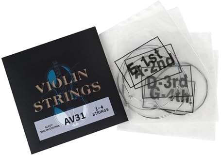 4 Violinensaiten zum Üben von Klassenzimmer-Auftritten und Aufnahmen für optimalen Klangausdruck