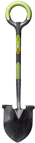 Radius Garden 202 PRO Ergonomic Stainless Steel Shovel, Original Green