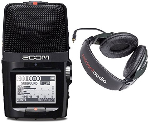 Zoom H2n Enregistreur multipiste numérique avec casque audio résident R100